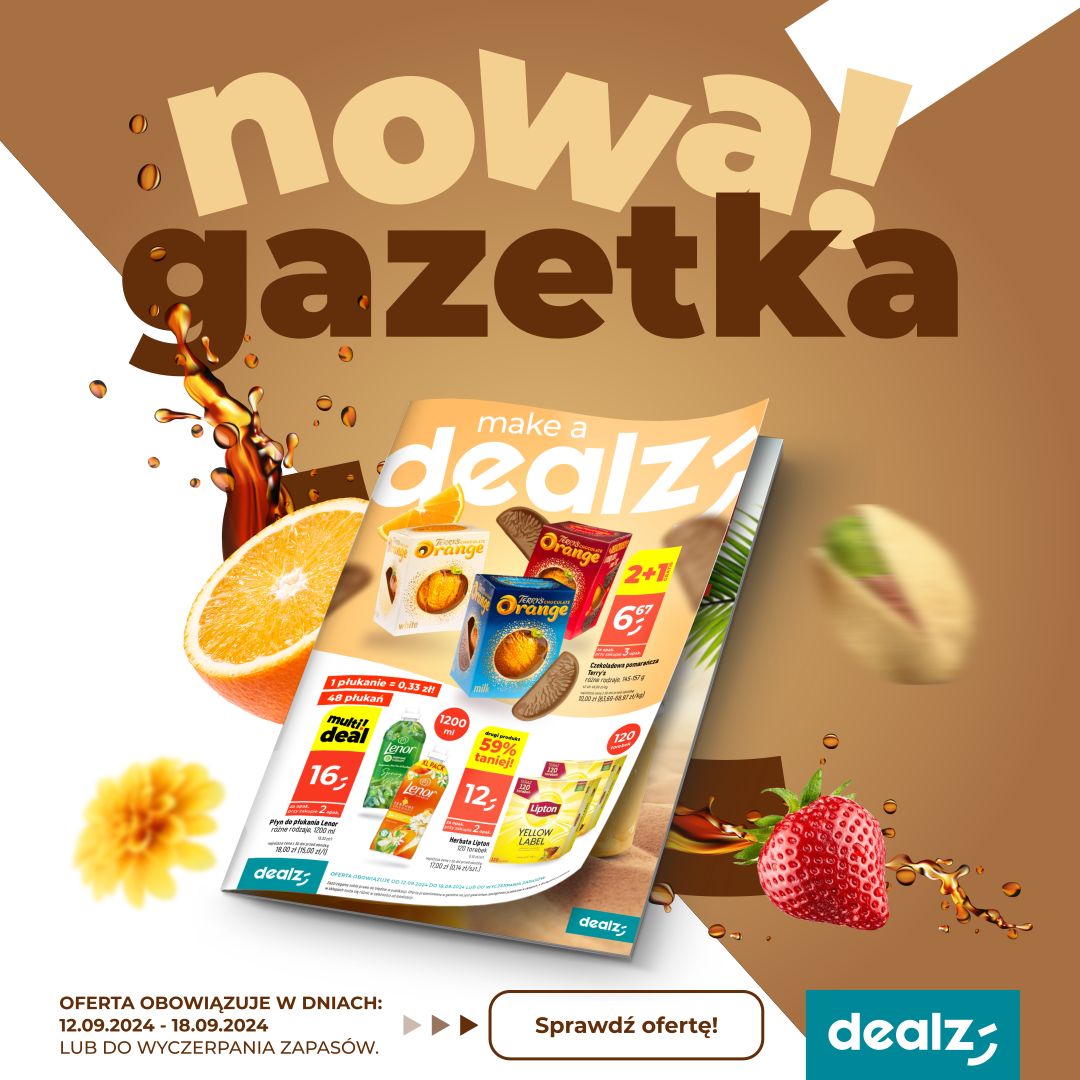 Kupuj więcej i płać mniej z nową gazetką Dealz !