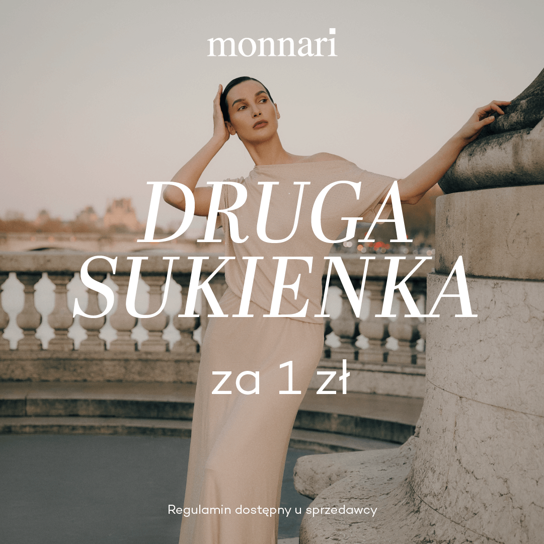 W Monnari druga sukienka za 1zł!