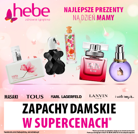 ZAPACHY DAMSKIE W SUPERCENACH!