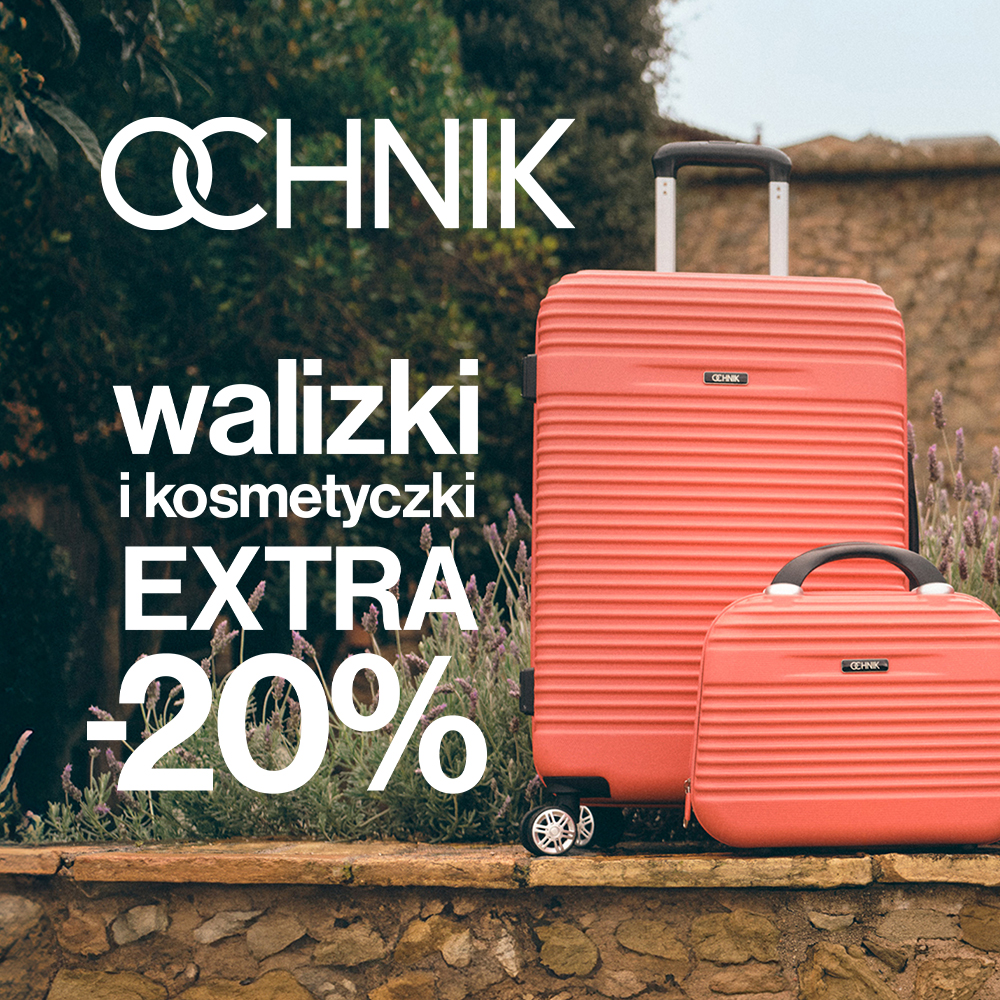 Dodatkowe -20% na drugą i kolejną walizkę!