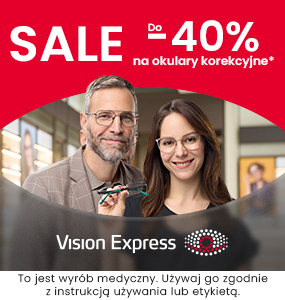 Wyprzedaż okularów korekcyjnych do -40% w Vision Express!