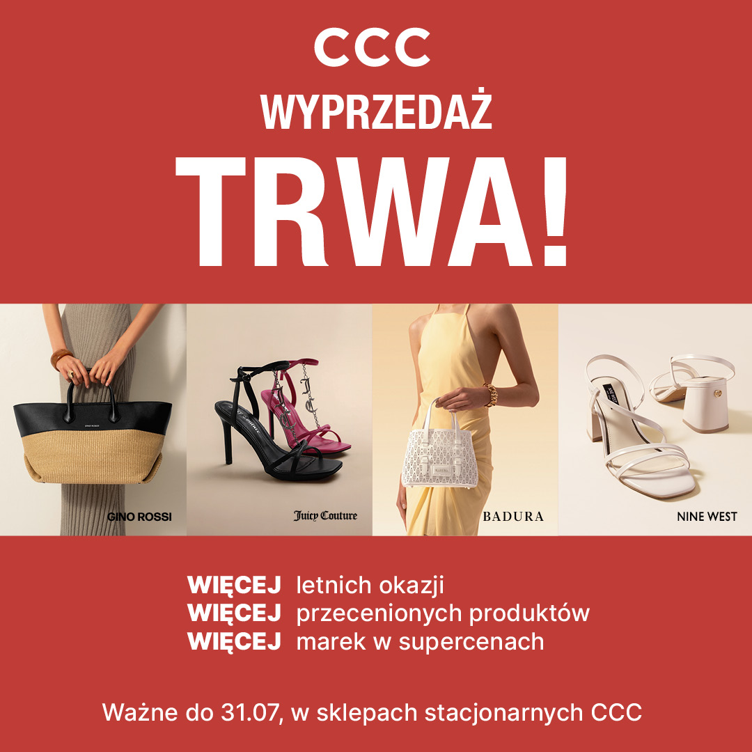 CCC: Kolejny etap wielkiej wyprzedaży w CCC! 