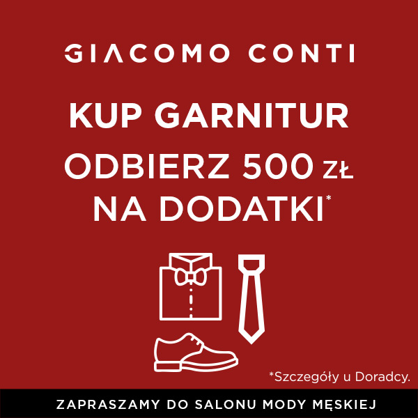 500 zł w DODATKACH w Giacomo Conti!