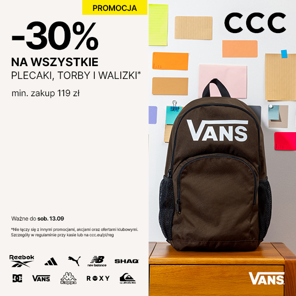 Pakowanie do szkoły, biura, na weekend? Nowa okazja w CCC! 