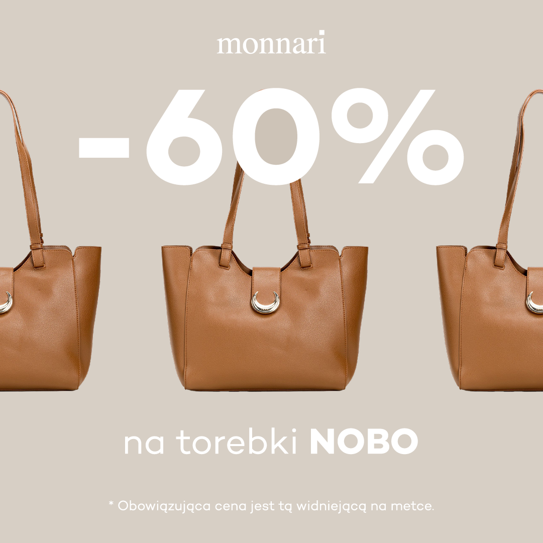 Teraz torebki NOBO teraz -60% 