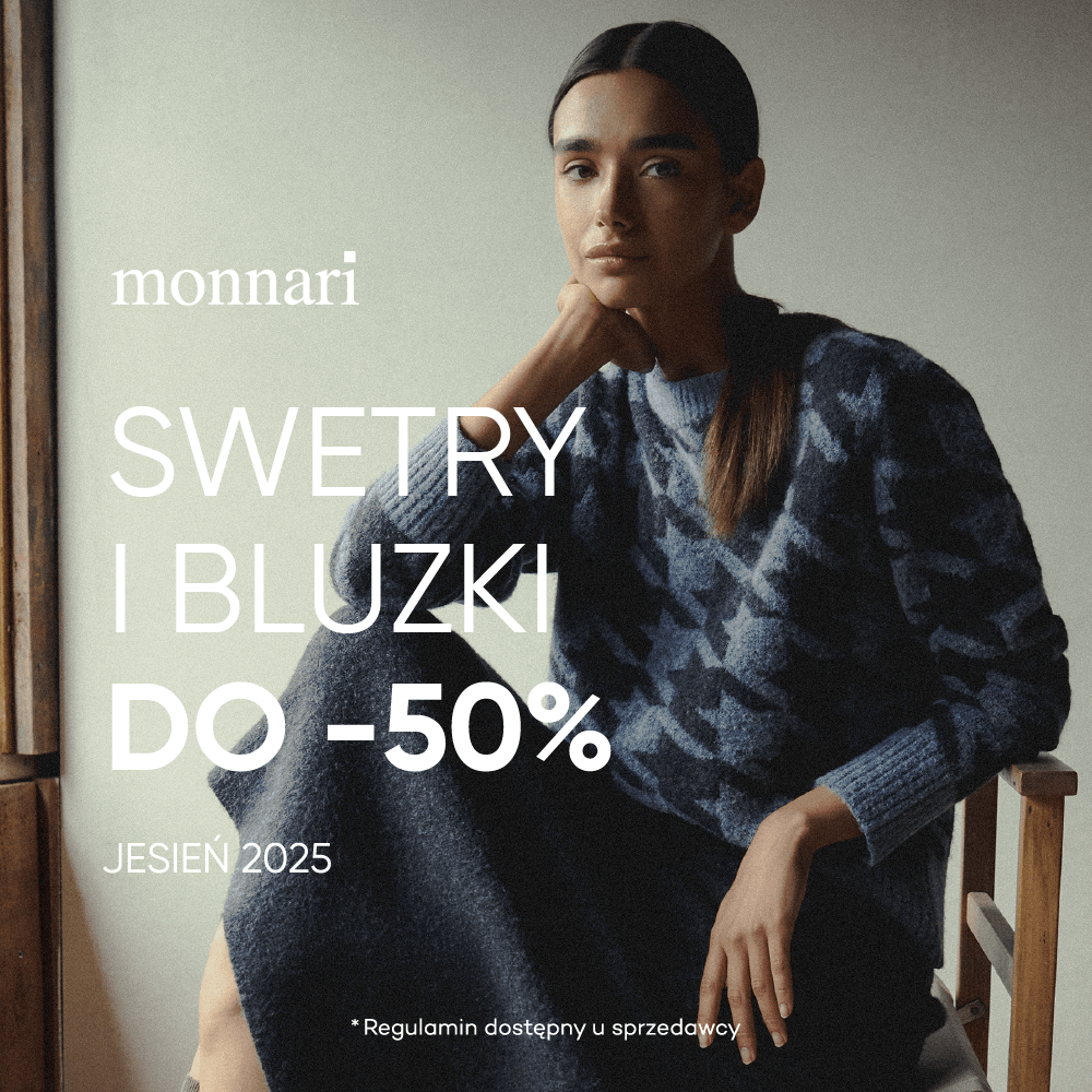 Bluzki i swetry do -50% taniej!
