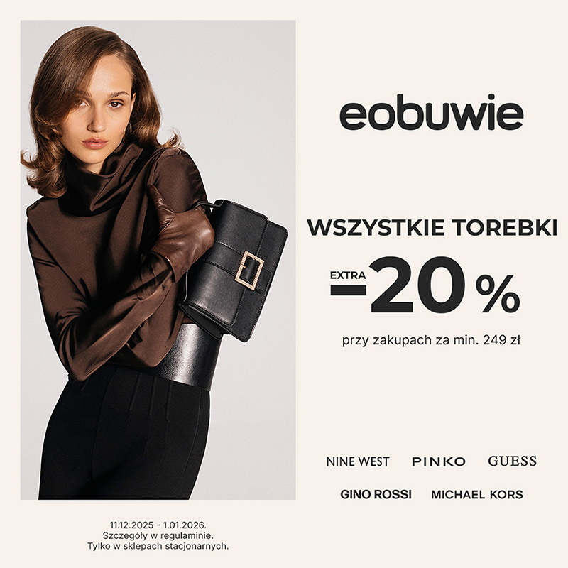 EXTRA -20% NA WSZYSTKIE TOREBKI