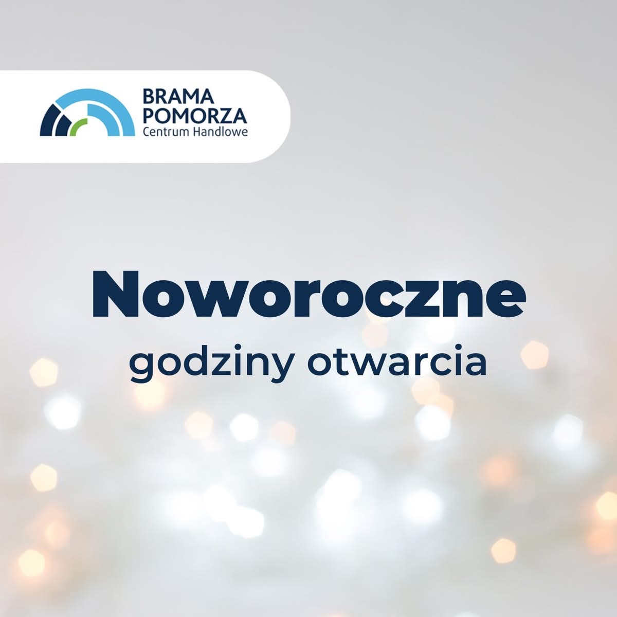 Noworoczne godziny otwarcia!