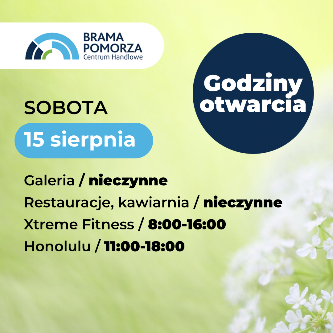 Godziny otwarcia