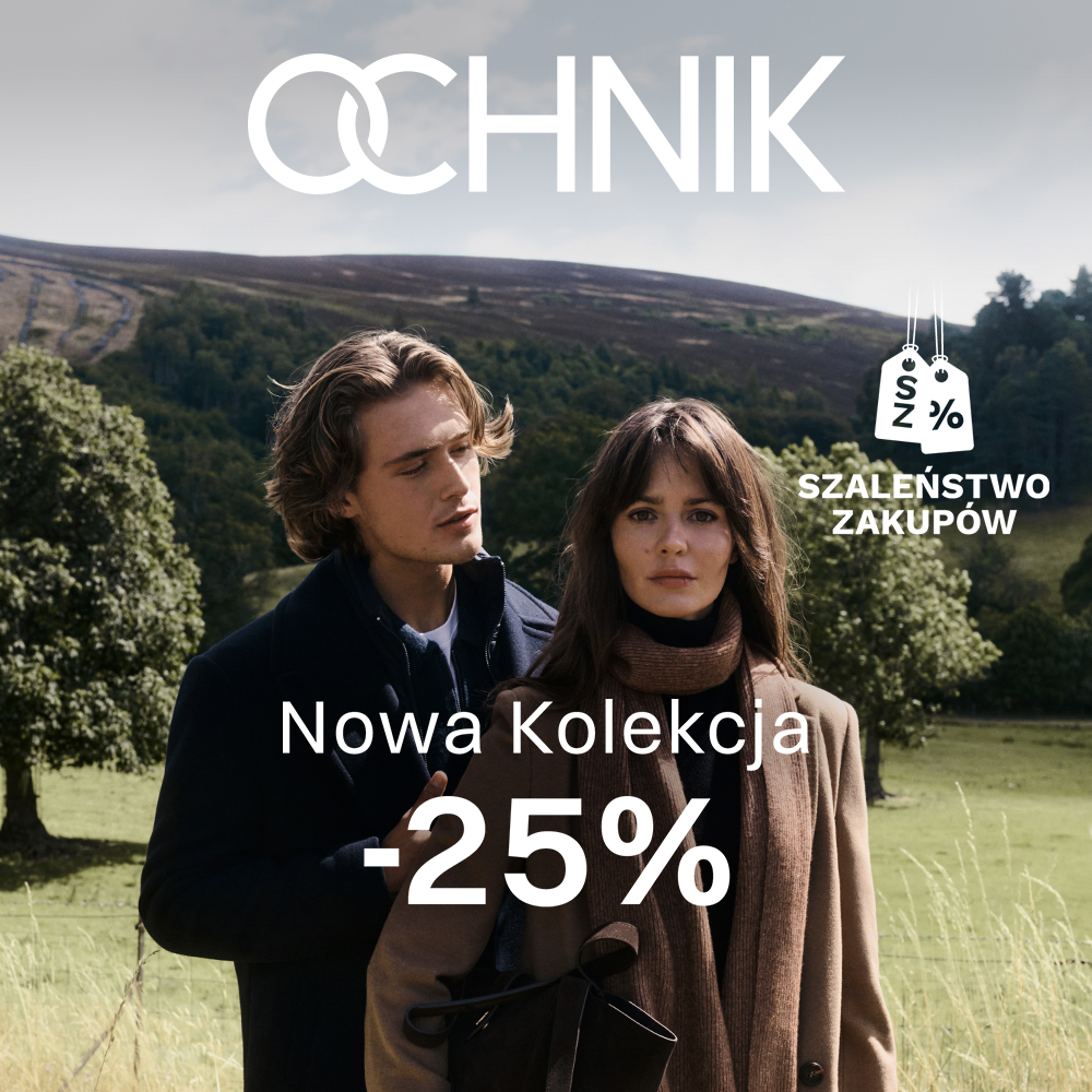 -25% na kolekcję jesień–zima!